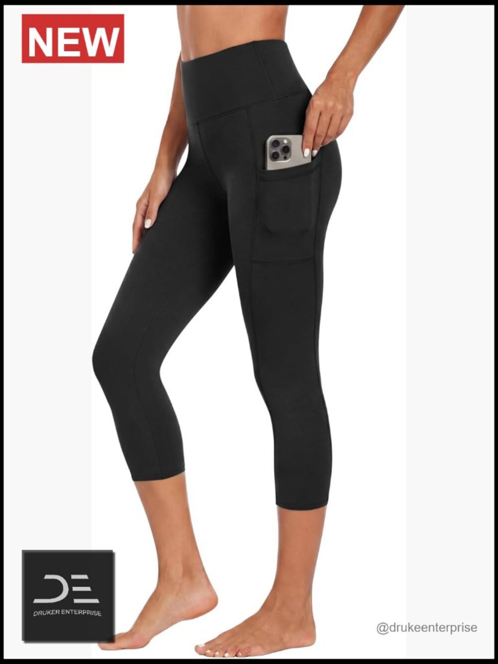 High Waisted Leggings with Pockets - Buttery Soft Yoga Pants for Gym Workout